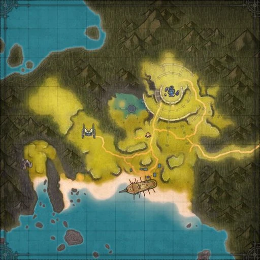 Broken Mast map from RaiderZ